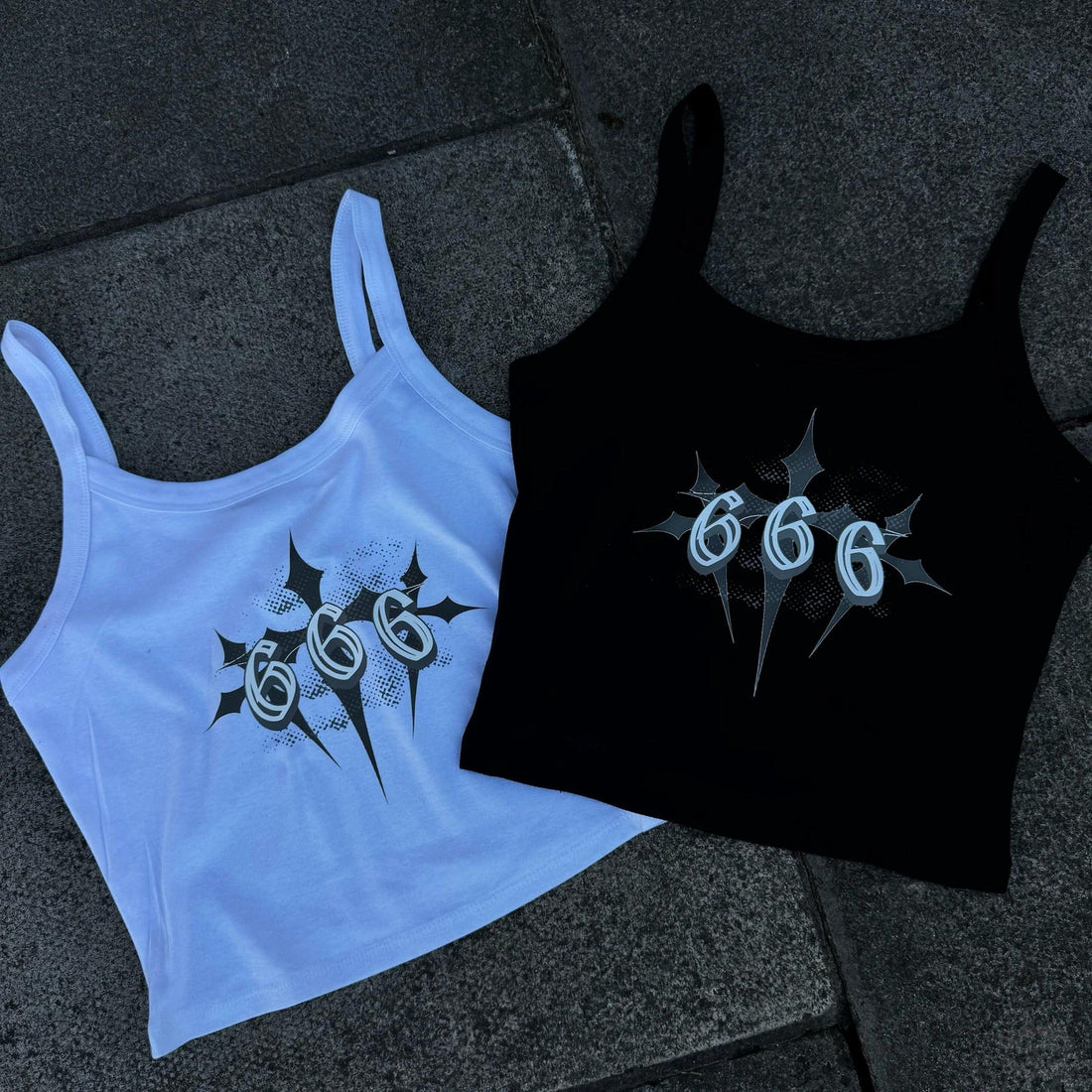 666 CROSS VEST TOP-Vicious Punx-Vicious Punx