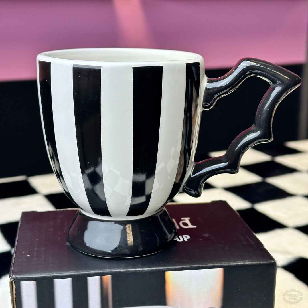 STRIPEY BAT WING TEACUP-Vicious Punx-Vicious Punx