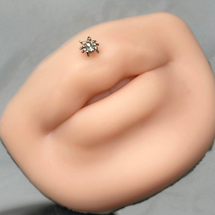 SPIDER FLAT BACK BAR - LIP / EAR