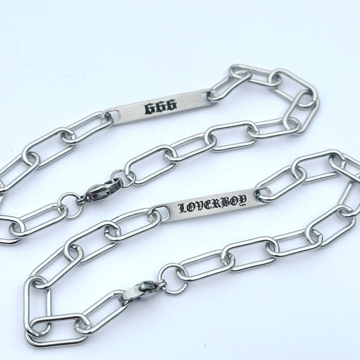 PERSONALISED PAPERCLIP BRACELET