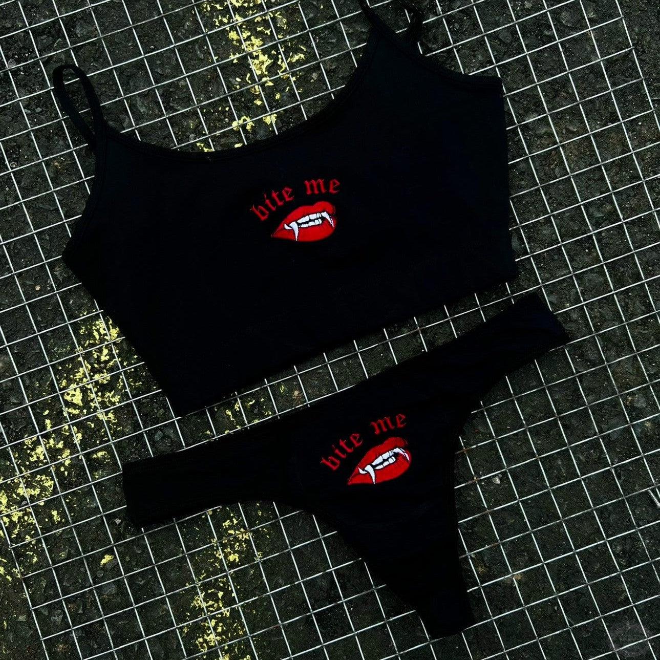 BITE ME FANG UNDERWEAR SET