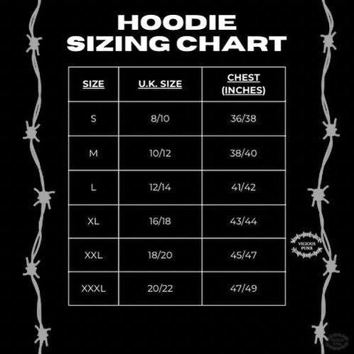 SPIDER BITE ME HOODED SWEATSHIRT-Vicious Punx-Vicious Punx