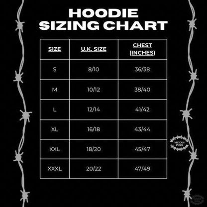 SPIDER BITE ME HOODED SWEATSHIRT-Vicious Punx-Vicious Punx