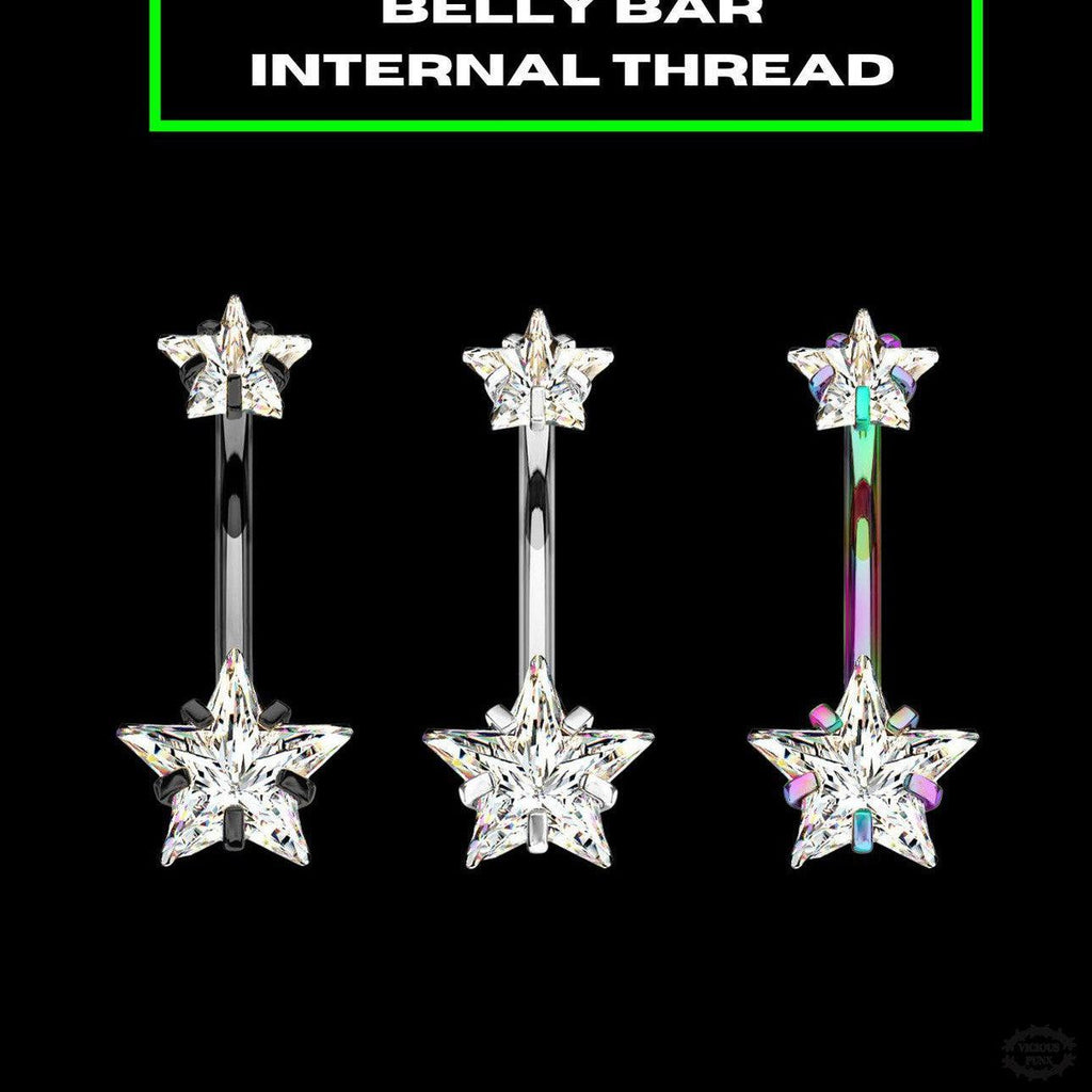 DOUBLE STAR BELLY BAR