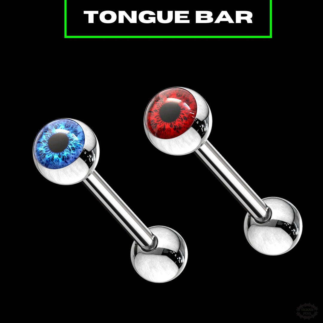 EYEBALL TONGUE BAR-Vicious Punx-Vicious Punx