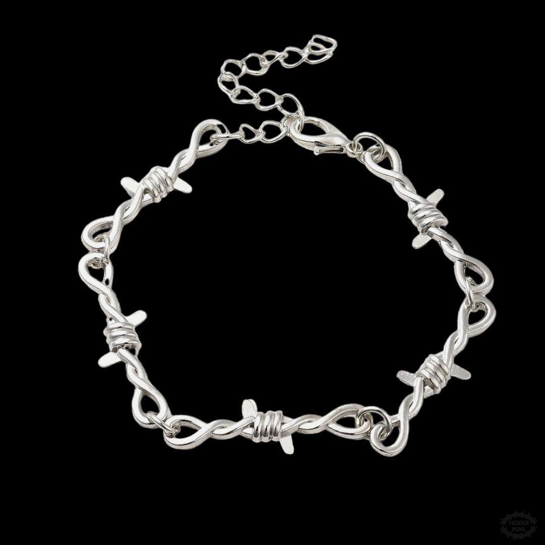 BARBED WIRE BRACELET-Vicious Punx-Vicious Punx