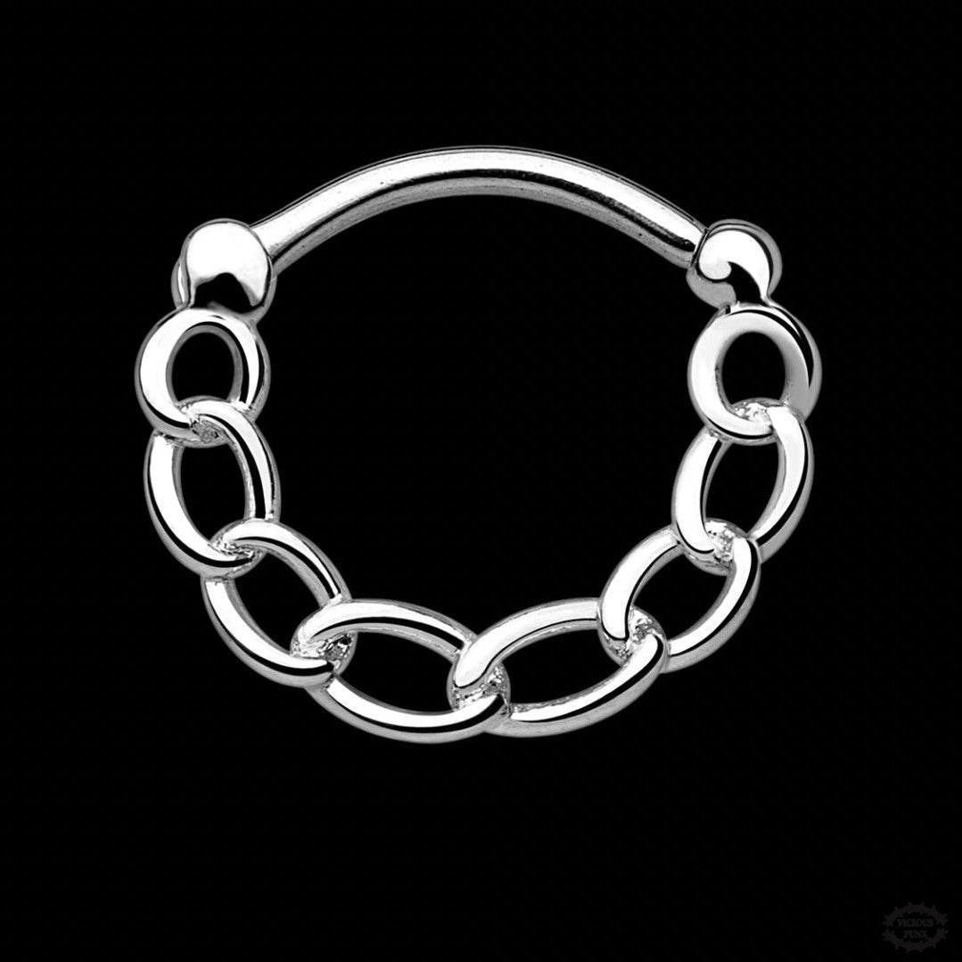 CHAIN LINK SEPTUM RING