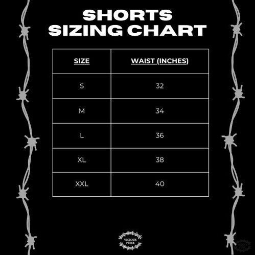 BAD LUCK TATTOO CLUB JERSEY SHORTS-Vicious Punx-Vicious Punx