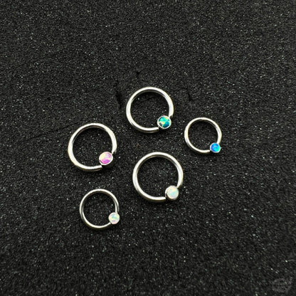 OPAL SET BCR RING - CARTILAGE-Vicious Punx-Vicious Punx