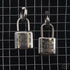 FUCK THE SYSTEM PADLOCK EARRINGS-Vicious Punx-Vicious Punx