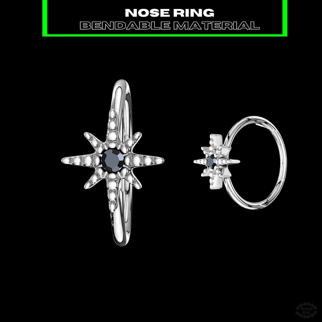 STARBURST NOSE RING-Vicious Punx-Vicious Punx