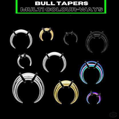 BULL TAPER SEPTUM PIERCING-Vicious Punx-Vicious Punx