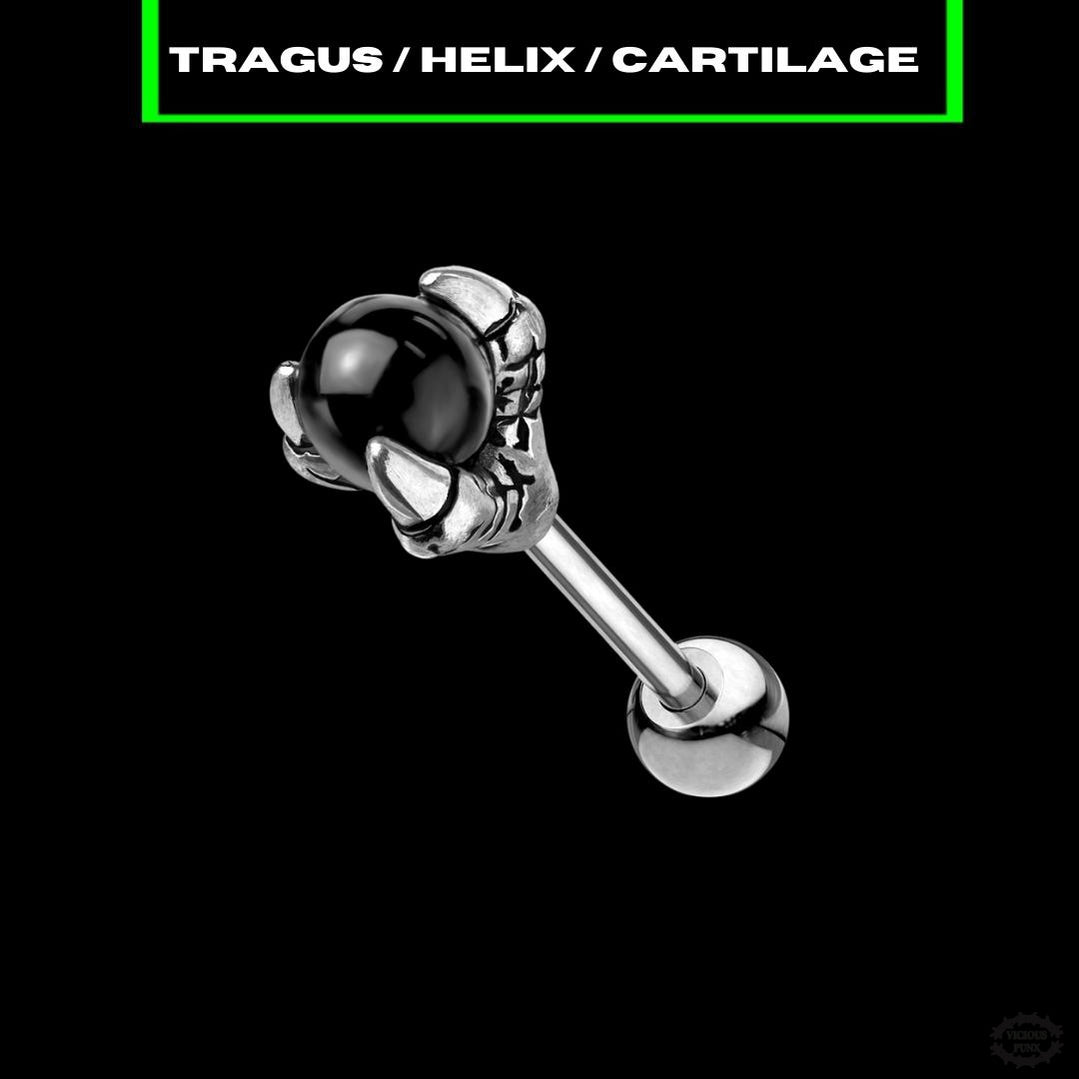 DRAGON ORB HELIX/TRAGUS PIERCING-Vicious Punx-Vicious Punx
