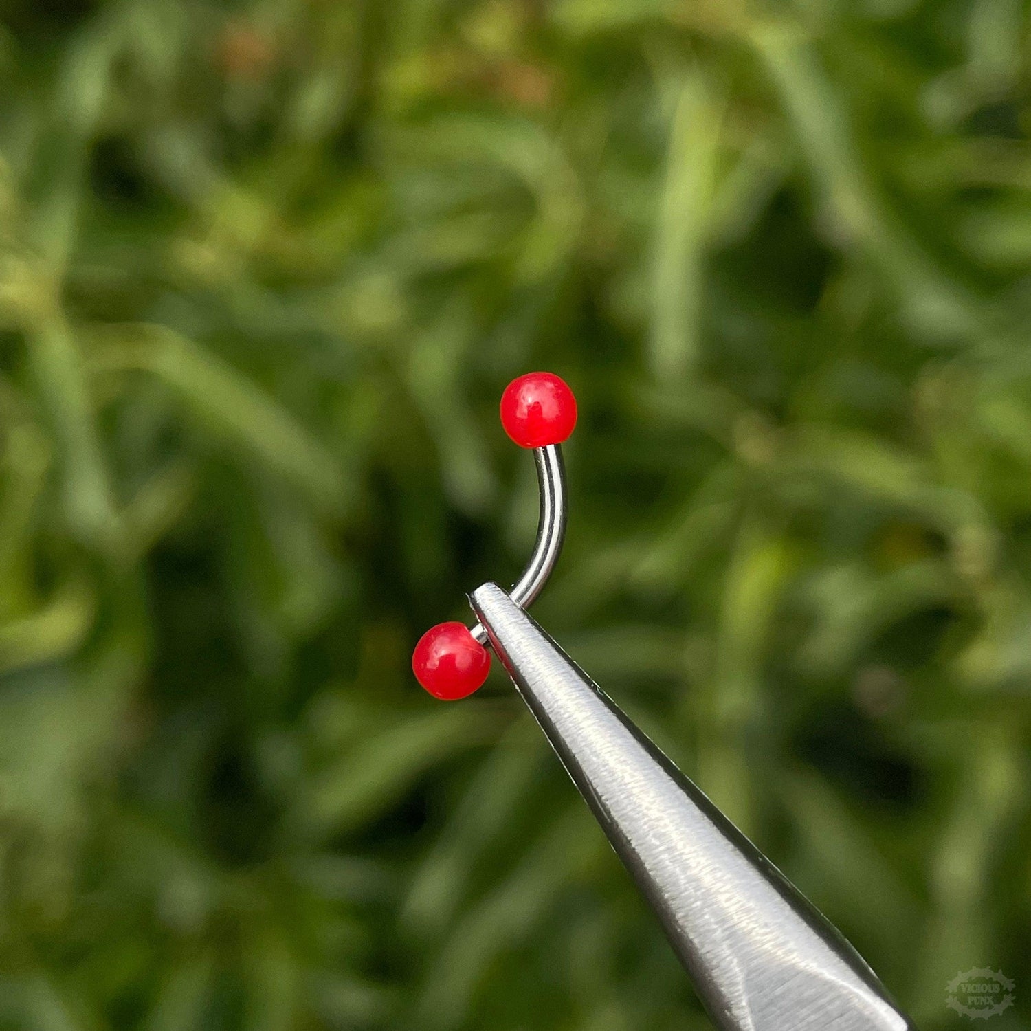 COLOURED BALL EYEBROW PIERCING-Vicious Punx-Vicious Punx