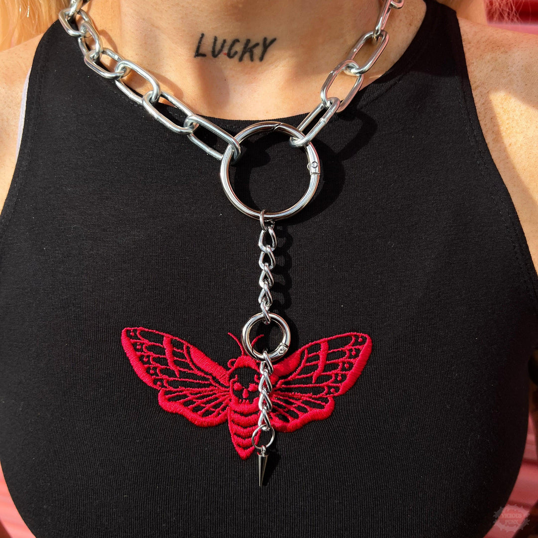 SPIKED O-RING NECKLACE-Vicious Punx-Vicious Punx