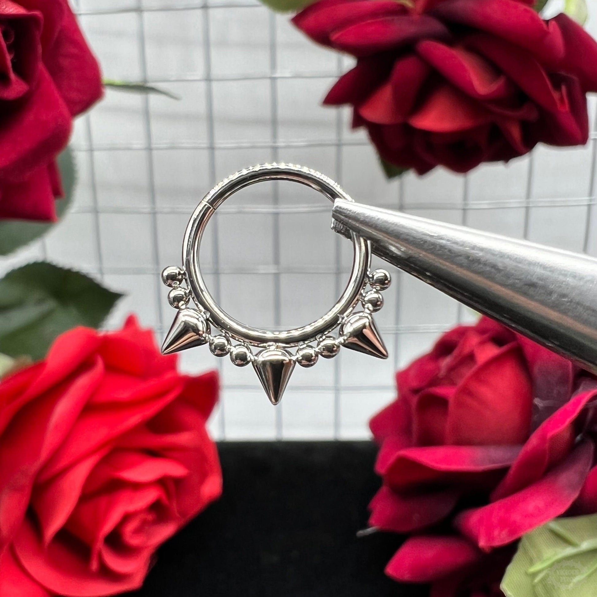 3 SPIKE & BALL SEPTUM/DAITH RING