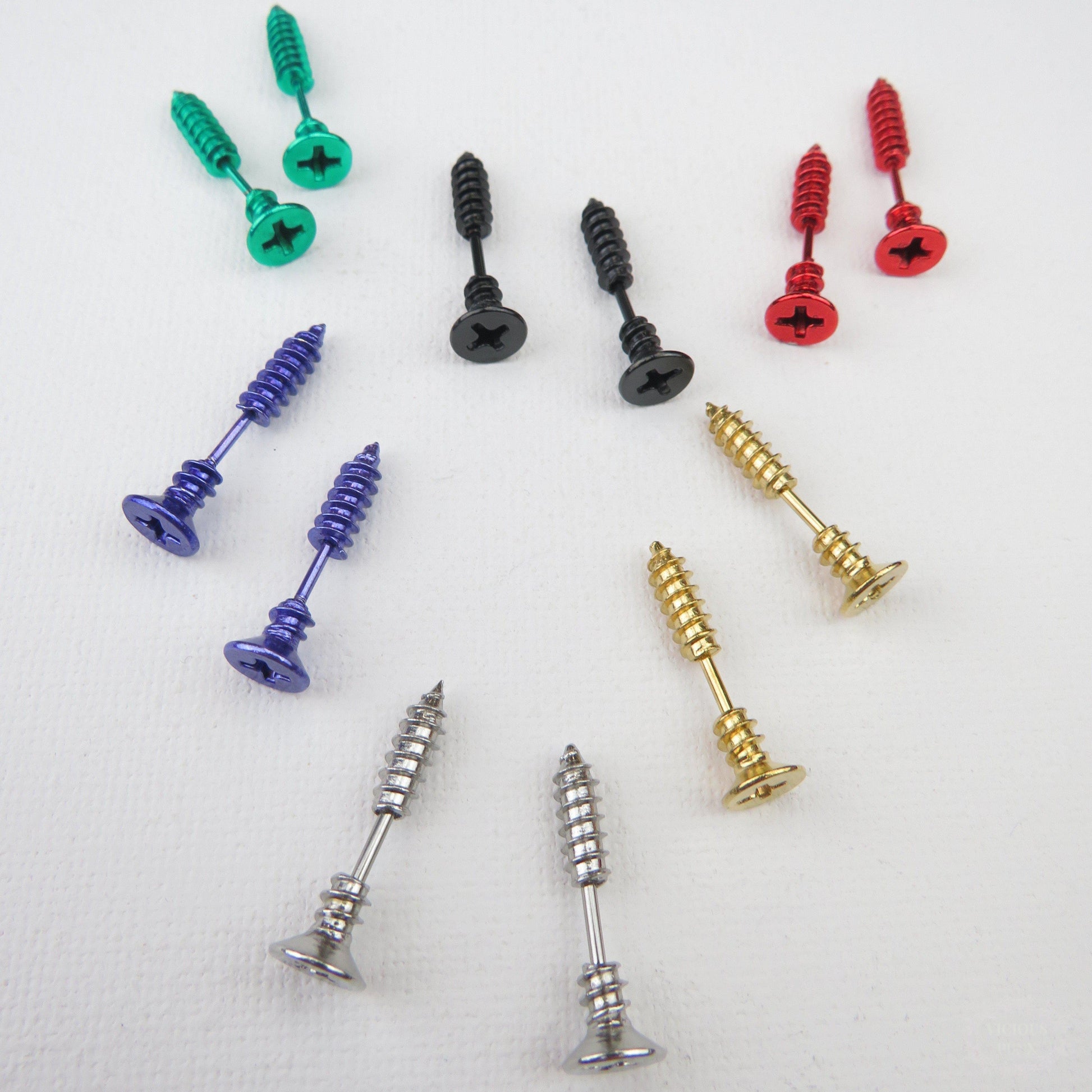 SCREW STUD EARRINGS