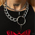 DOUBLE SPIKE NECKLACE-Vicious Punx-Vicious Punx