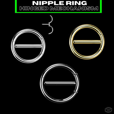 HINGED NIPPLE RING-Vicious Punx-Vicious Punx
