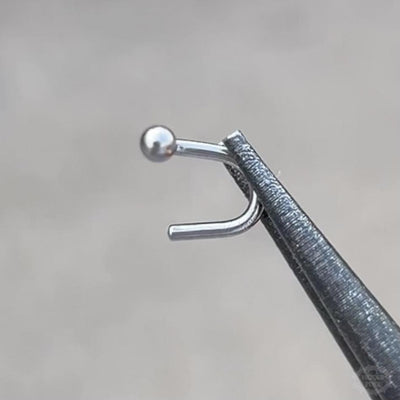 TITANIUM PLAIN NOSE STUD-Vicious Punx-Vicious Punx